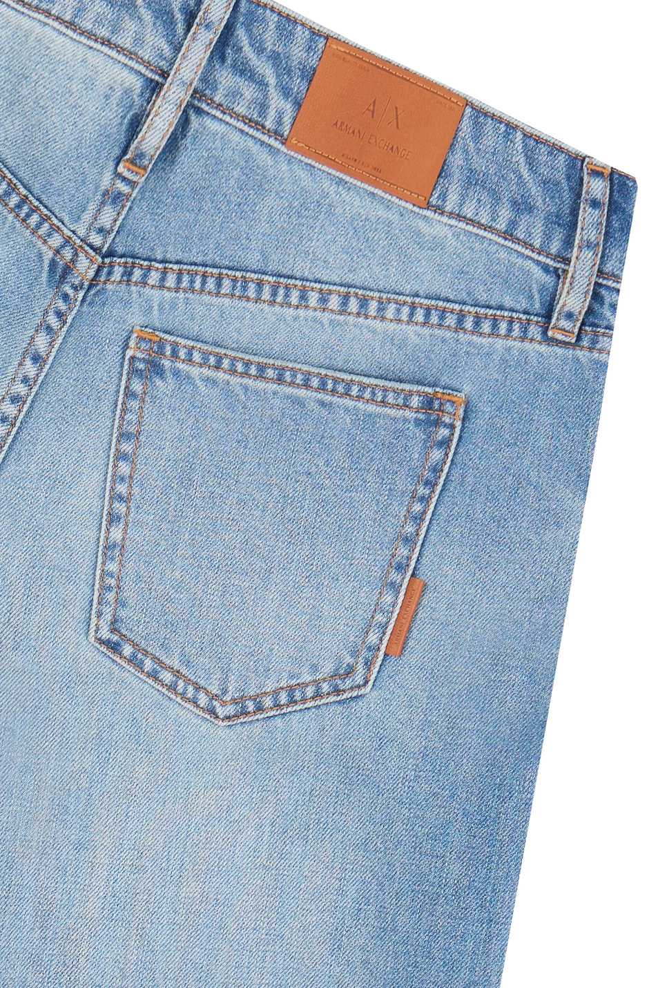 Женский Armani Exchange Джинсы из смесового хлопка (цвет ), артикул XW001184-AF12851 | Фото 6