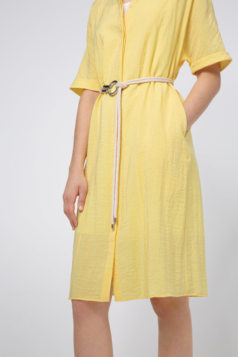 HUGO Платье-рубашка из смеси вискозы и льна ( цвет), артикул 50426674 | Фото 6
