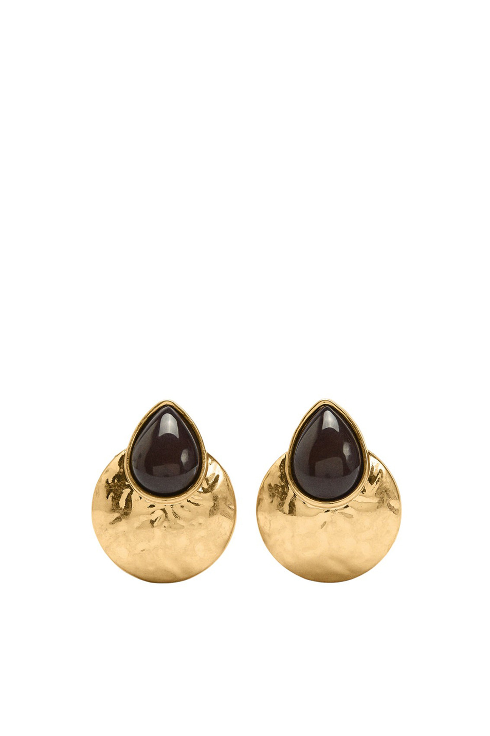 Клипсы GALÁPAGOS со смолой|Основной цвет:Коричневый Женский Parfois Клипсы GALÁPAGOS со смолой (цвет ), артикул 227043 | Фото 1