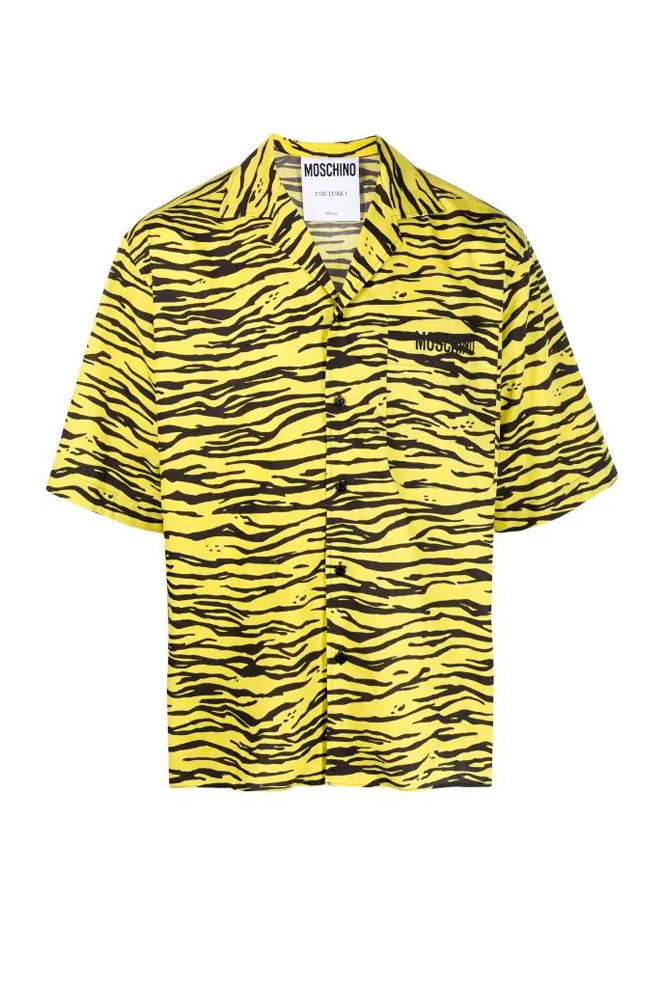 Мужской Moschino Рубашка из натурального хлопка с принтом (цвет ), артикул A0216-2062 | Фото 1