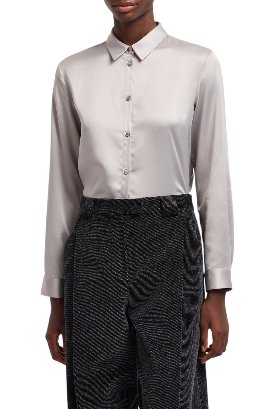 Женский Emporio Armani Рубашка однотонная (цвет ), артикул EW002601-AF15978 | Фото 3