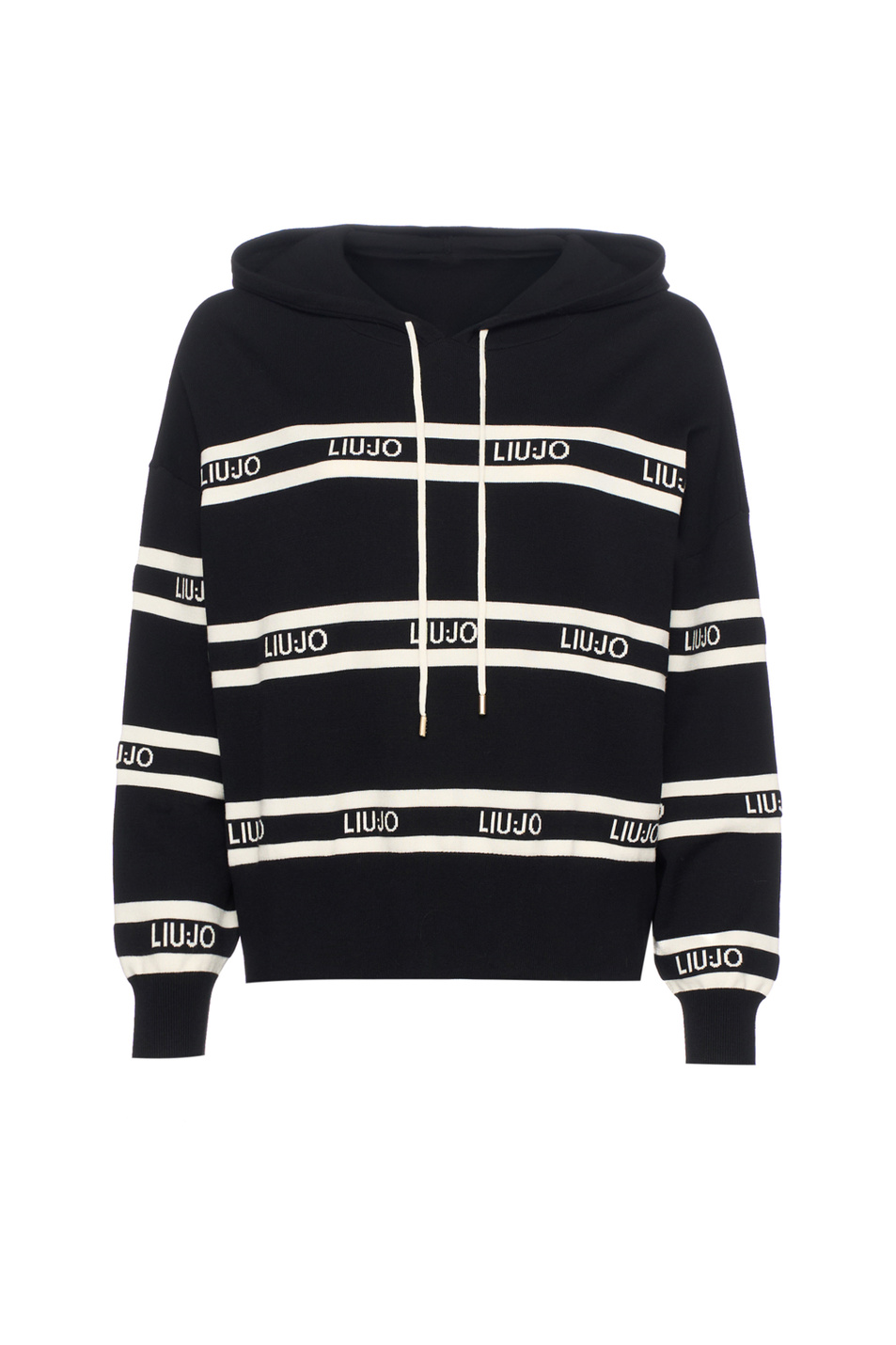 Женский Liu Jo Худи из смесовой вискозы с логотипом (цвет ), артикул TF5216MS63L | Фото 1