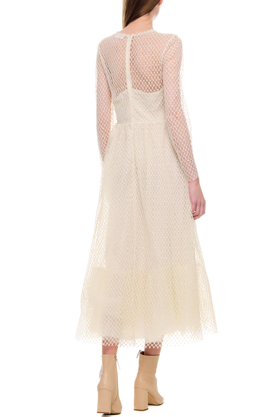 Женский Red Valentino Платье-корсет с сеткой (цвет ), артикул 2R3VA23A6S5 | Фото 5