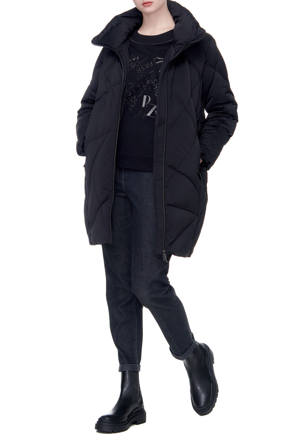 Comma Куртка на молнии с высоким воротником (цвет ), артикул 8T.109.52.X009 | Фото 3