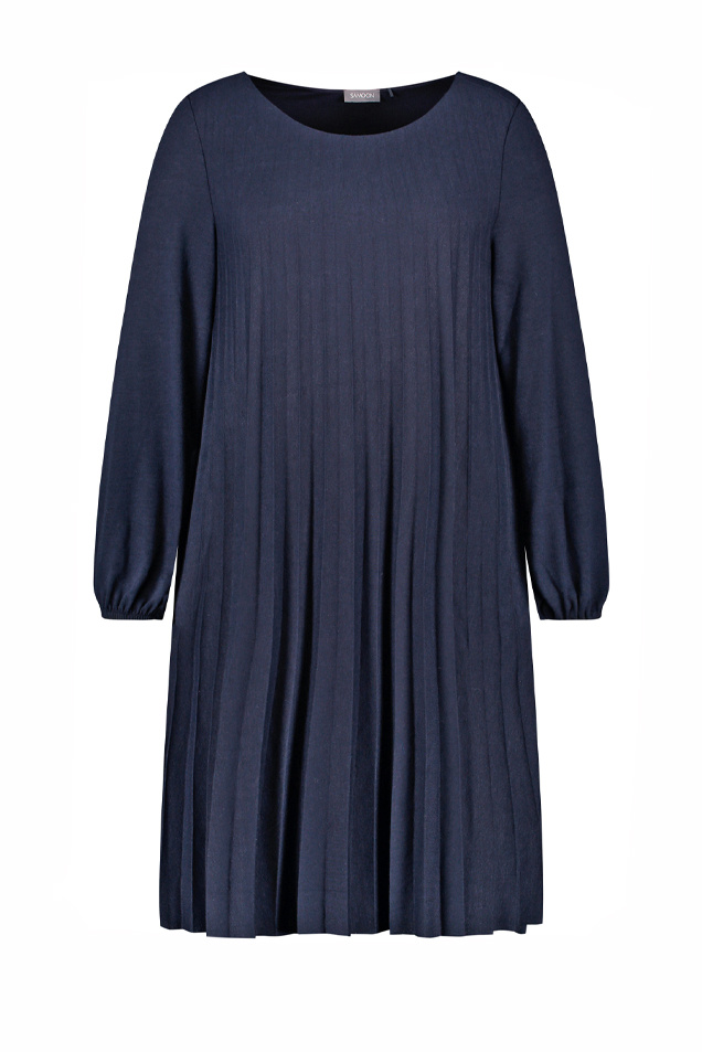 Платье однотонное|Основной цвет:Синий|Артикул:381211-26418 | Фото 1