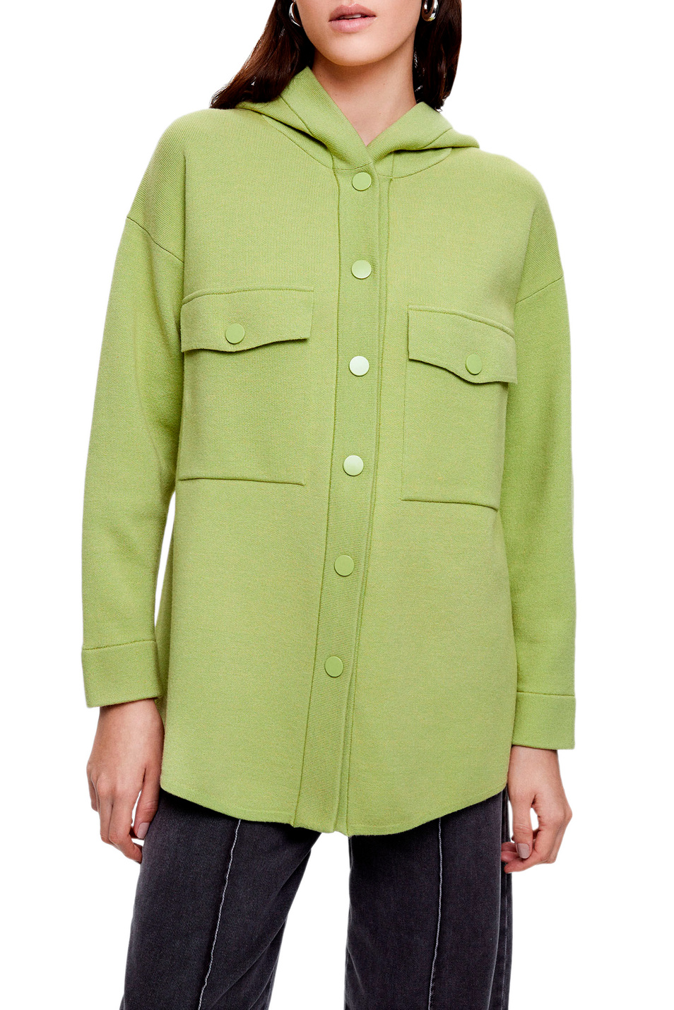 Женский Parfois Куртка-рубашка с нагрудными карманами (цвет ), артикул 204776 | Фото 3