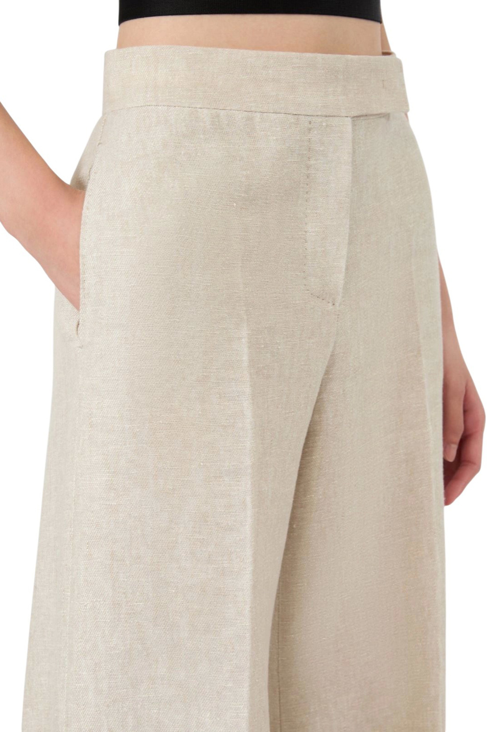 Женский Max Mara Брюки GINNICO из льна (цвет ), артикул 2611131233 | Фото 5