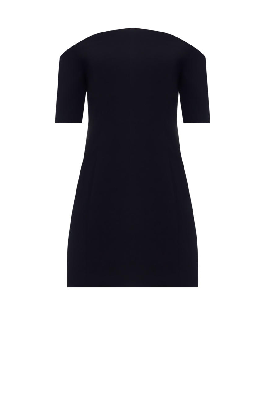 Платье GESSO с коротким рукавом|Основной цвет:Черный|Артикул:2322210832 | Фото 1