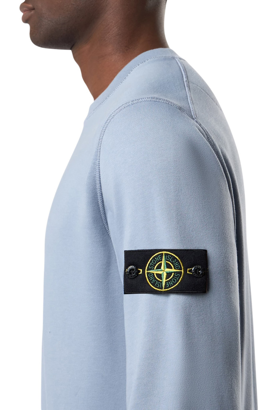 Мужской Stone Island Свитшот хлопкового флиса (цвет ), артикул L1S156100060-S0051 | Фото 5