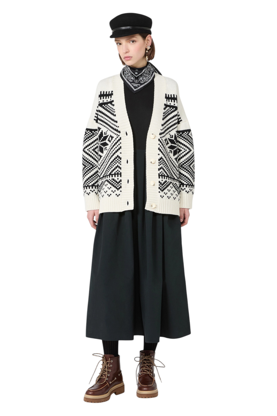 Женский Weekend Max Mara Кардиган BELGIO из шерсти (цвет ), артикул 2625346072 | Фото 2