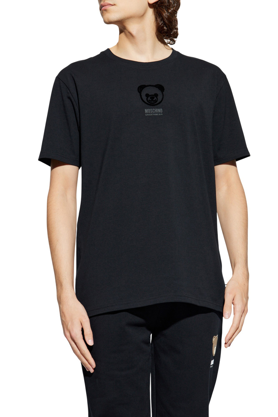 Мужской Moschino Футболка из эластичного хлопка (цвет ), артикул A0703-4411 | Фото 3