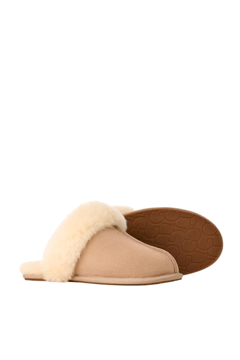 Женский UGG Тапочки Scuffette II из натуральной кожи (цвет ), артикул 1106872 | Фото 3