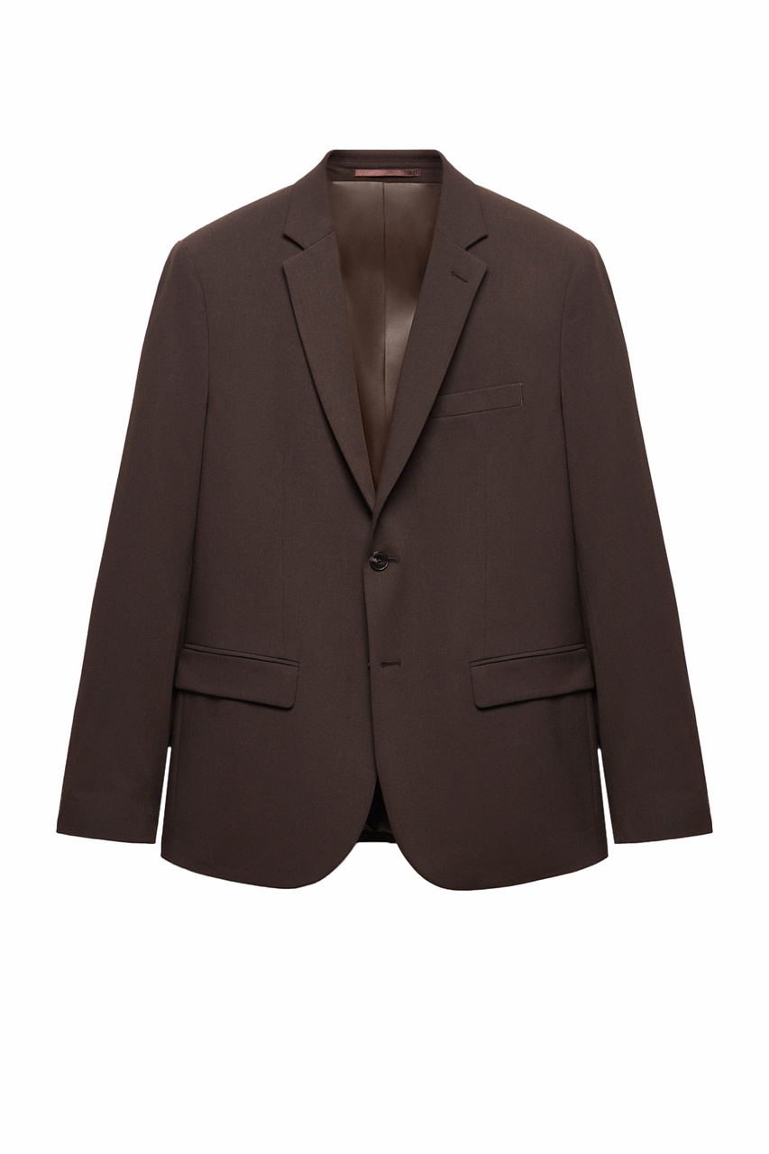 Пиджак PARIS приталенного кроя|Основной цвет:Коричневый|Артикул:67020633 | Фото 1