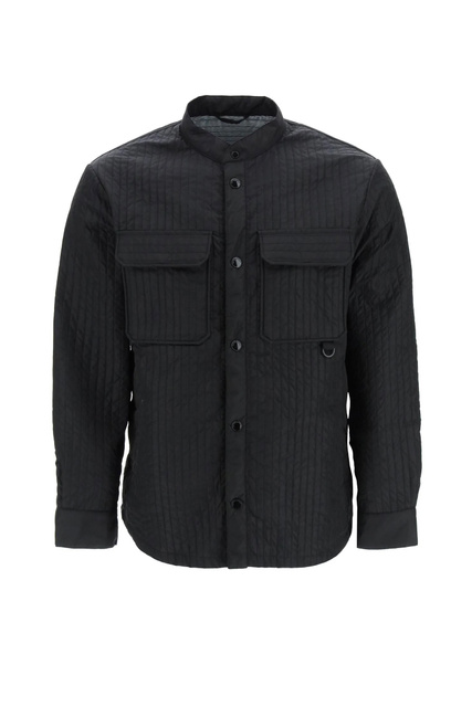 Куртка на кнопках с накладными карманами|Основной цвет:Черный|Артикул:3R1BB7-1NRIZ | Фото 1