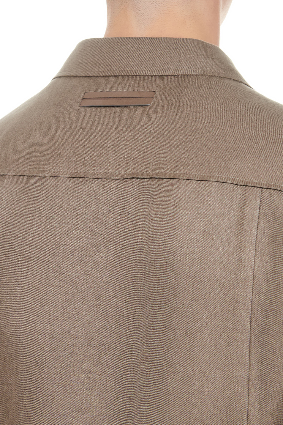 Мужской Zegna Куртка-рубашка из чистого льна (цвет ), артикул UDV13A7-SOT41-028G | Фото 5