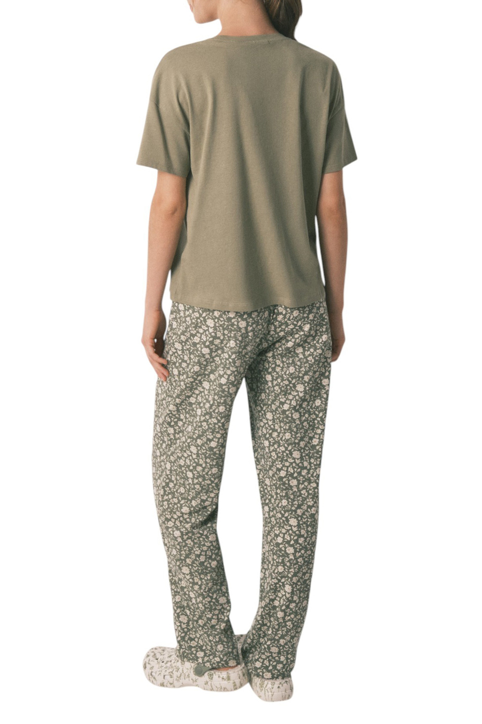 Пижама из хлопка|Основной цвет:Хаки Женский Women'secret Пижама из хлопка (цвет ), артикул 3132139 | Фото 2