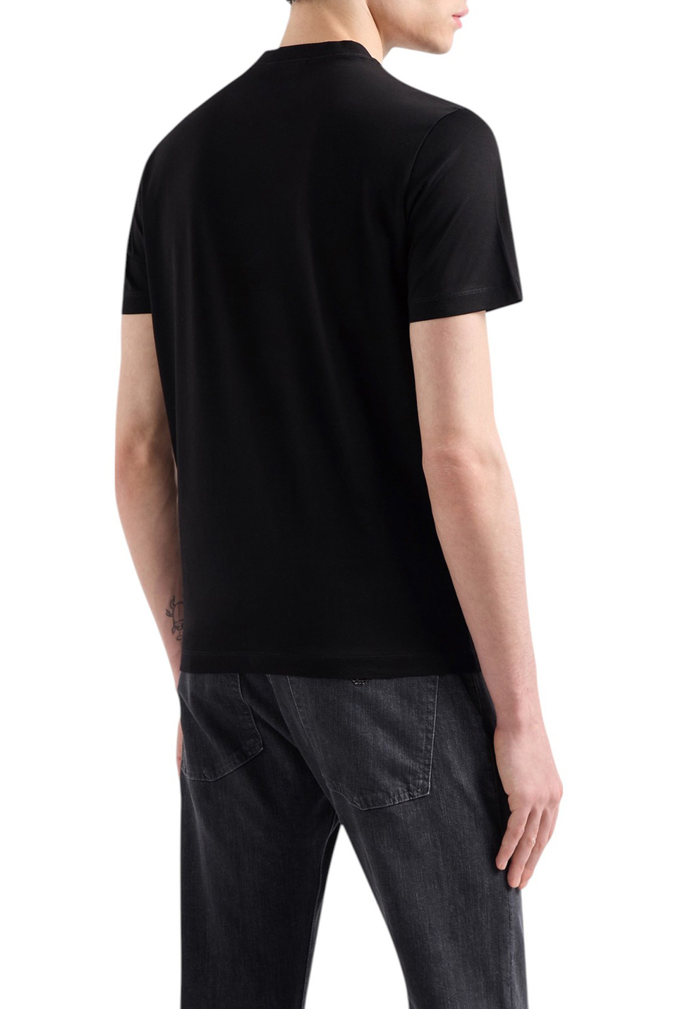 Мужской Emporio Armani Футболка из натурального хлопка (цвет ), артикул 8N1TD2-1JGYZ | Фото 4