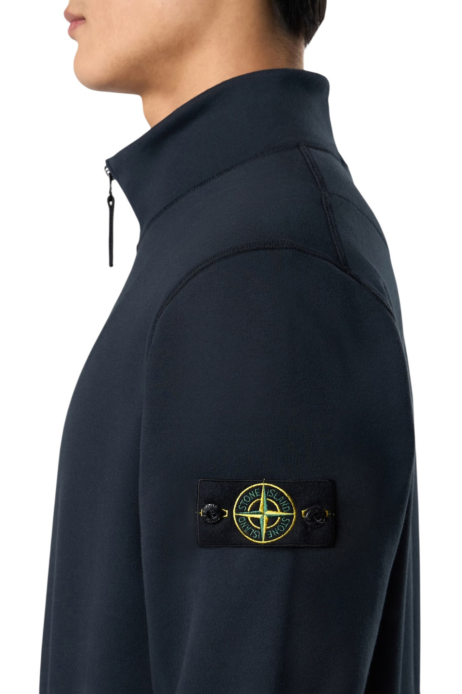 Мужской Stone Island Толстовка из хлопкового флиса (цвет ), артикул L1S156100070-S0051 | Фото 5