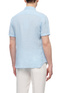 120% Lino Льняная рубашка с коротким рукавом и нагрудным карманом ( цвет), артикул V0M13680000115000 | Фото 4