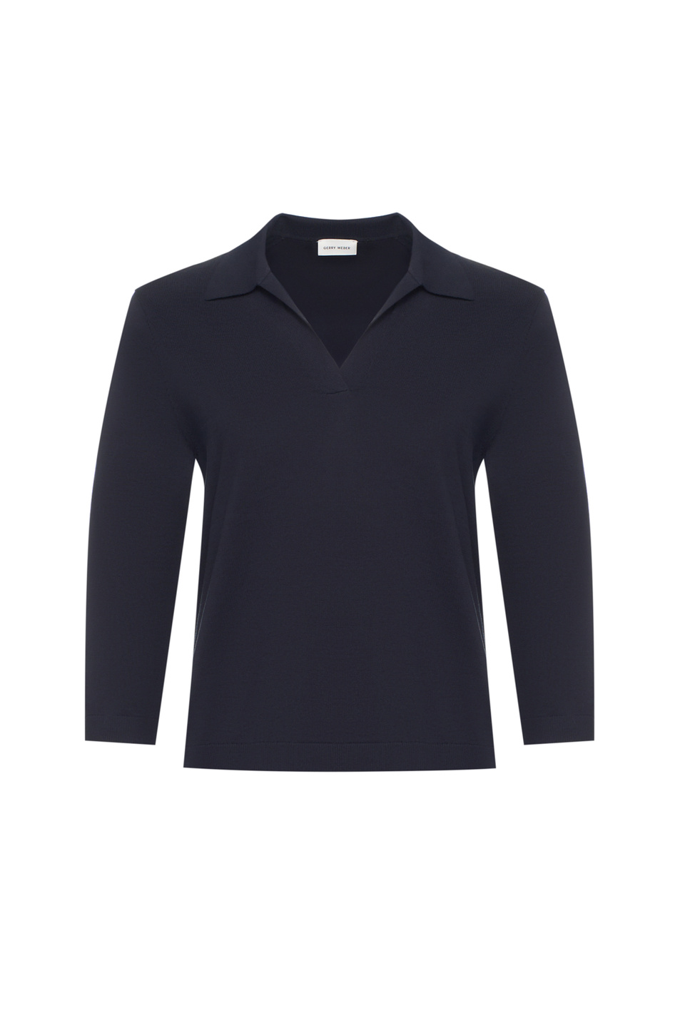 Женский Gerry Weber Джемпер поло однотонный (цвет ), артикул N66202 | Фото 1