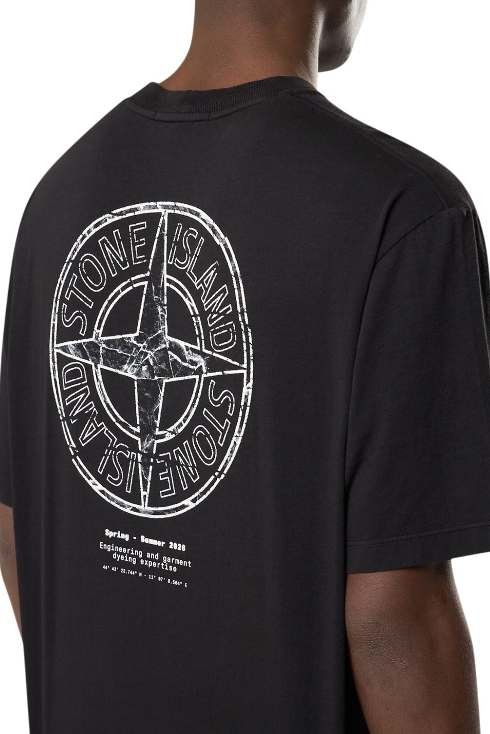 Мужской Stone Island Футболка из хлопка с принтом (цвет ), артикул L1S152100001-S0285 | Фото 6