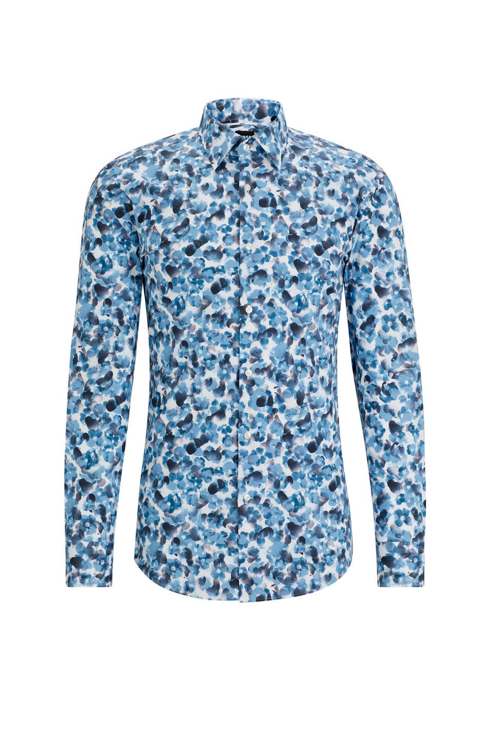 Мужской BOSS Рубашка из эластичного хлопка с принтом (цвет ), артикул 50508785 | Фото 1