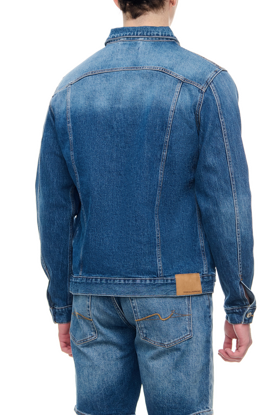 Мужской 7 for all Mankind Куртка джинсовая PERFECT (цвет ), артикул JSK5C100LO | Фото 5