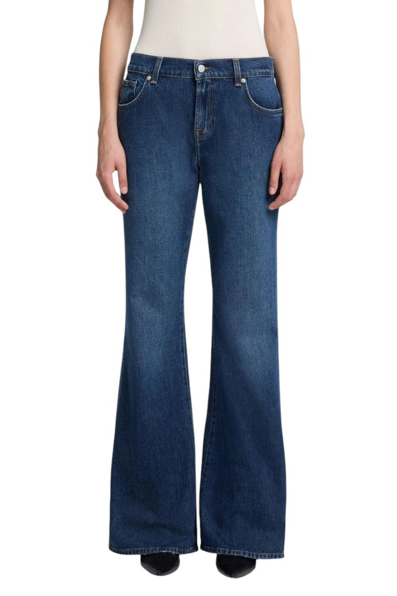 Женский 7 for all Mankind Джинсы из эластичного хлопка (цвет ), артикул 7U350C10 | Фото 4