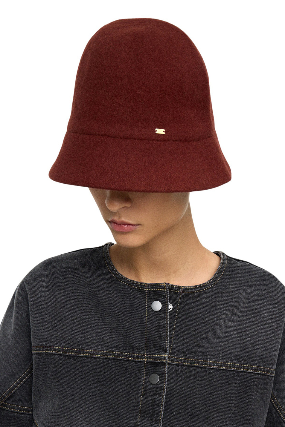 Женский Parfois Панама из смесовой шерсти (цвет ), артикул 242591 | Фото 4