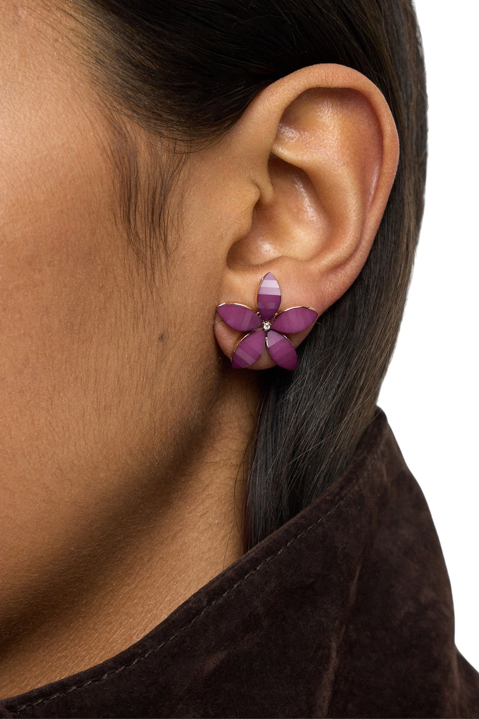 Женский Parfois Серьги в форме цветов со стразами (цвет ), артикул 173549 | Фото 3