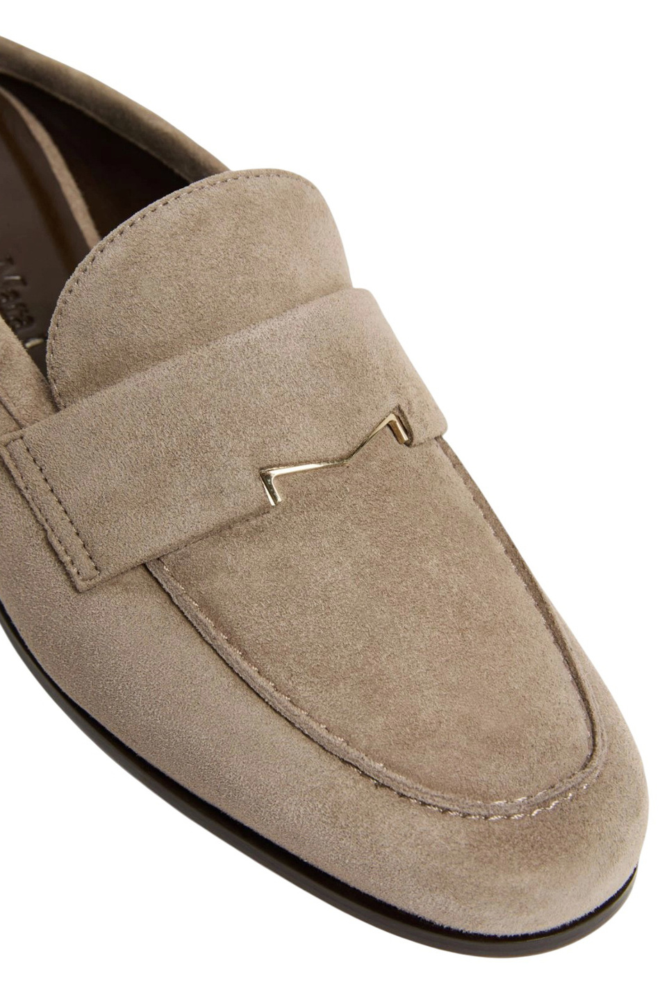 Мюли GOCCIA из натуральной замши|Основной цвет:Бежевый Женский Max Mara Мюли GOCCIA из натуральной замши (цвет ), артикул 2614521171 | Фото 3