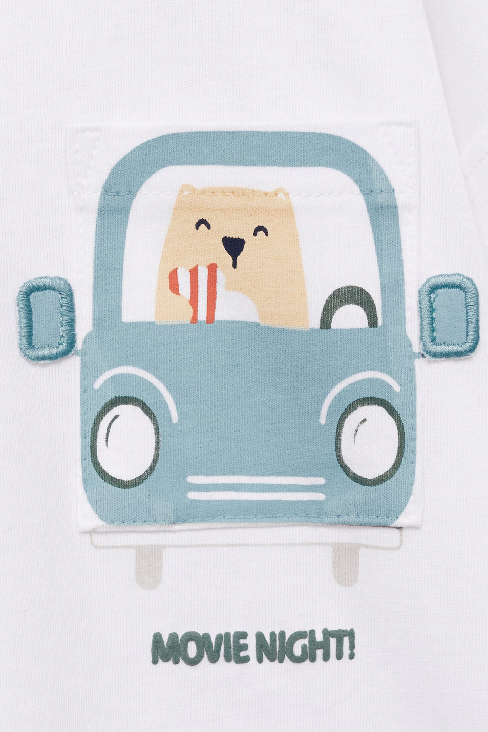 Малышам мальчикам Mango Kids Лонгслив DRIVEIN из хлопка (цвет ), артикул 87033287 | Фото 5