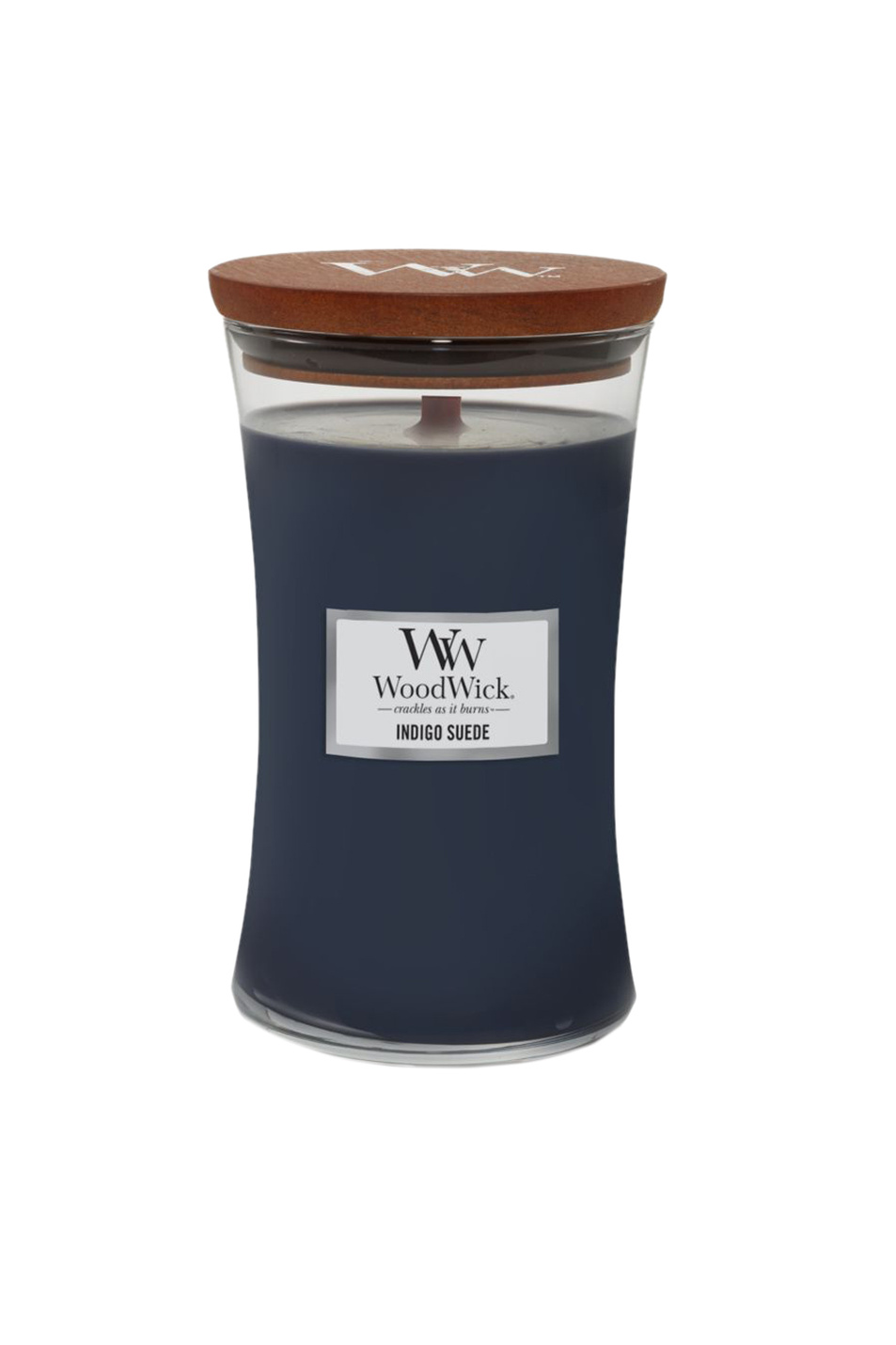Не имеет пола Woodwick Свеча "Индиго замша" большая (цвет ), артикул 1694651E | Фото 1