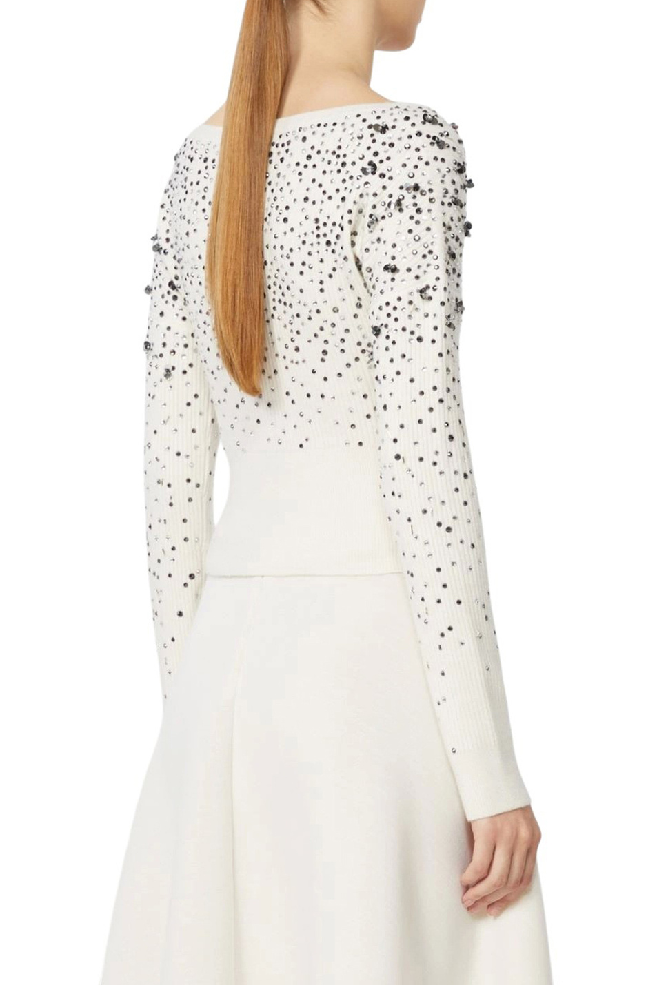 Женский Max Mara Джемпер GANG с отделкой стразами (цвет ), артикул 2611361051 | Фото 4