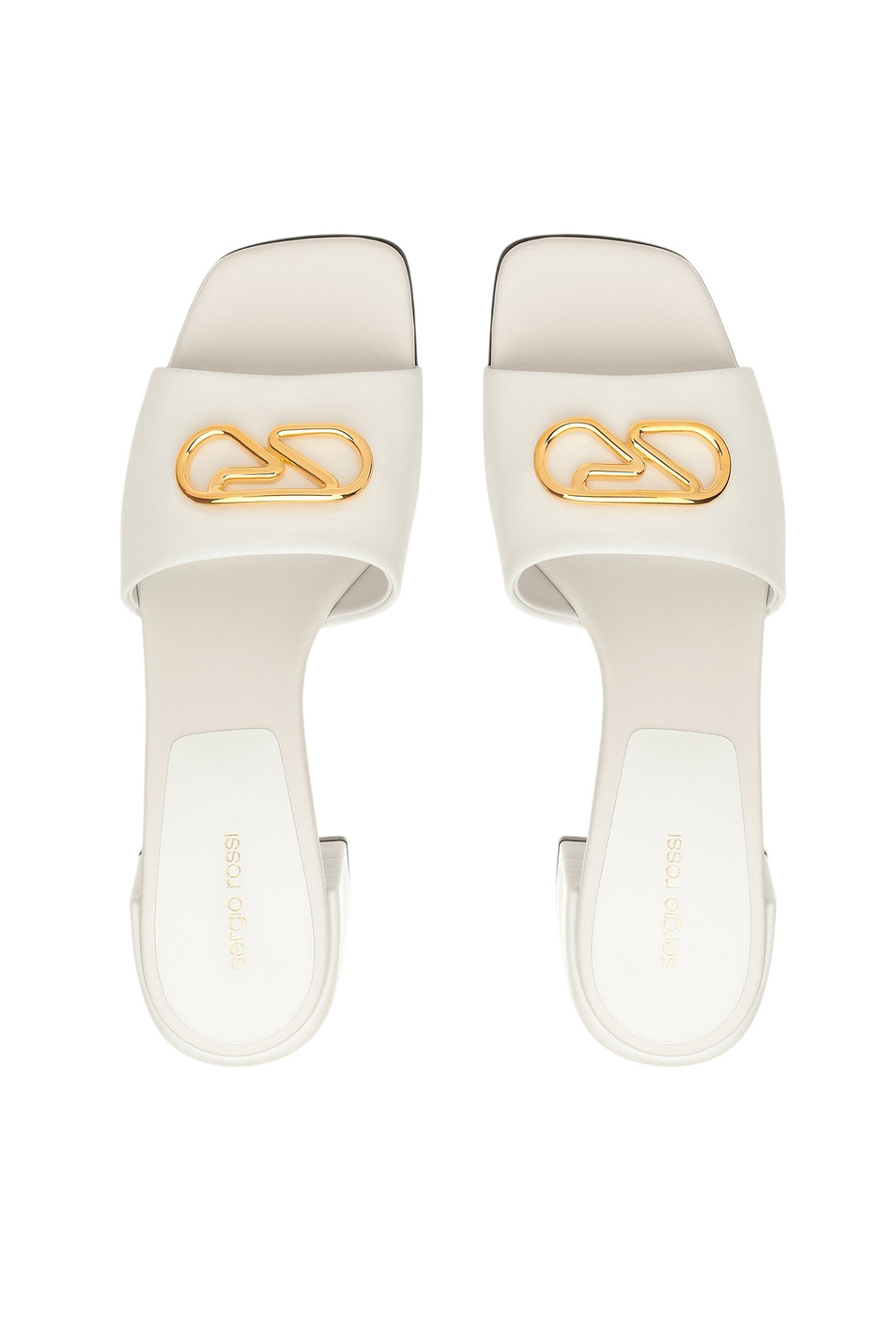 Женский Sergio Rossi Мюли из натуральной кожи (цвет ), артикул B11370MMVN13 | Фото 4