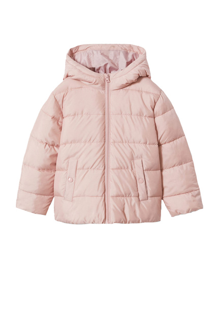 Стеганая куртка ALI3 с капюшоном|Основной цвет:Розовый|Артикул:37023253 | Фото 1