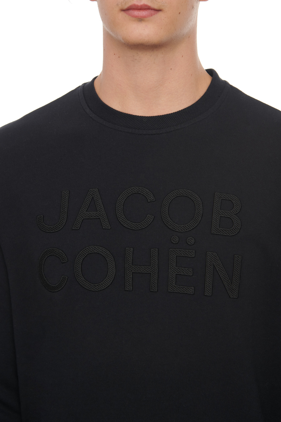 Мужской Jacob Cohen Свитшот из натурального хлопка с логотипом (цвет ), артикул U600607M4477 | Фото 5