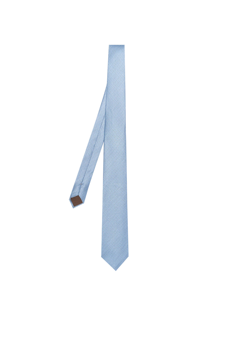 Галстук из шелка и льна|Основной цвет:Голубой Мужской Canali Галстук из шелка и льна (цвет ), артикул 18HJ04592 | Фото 1