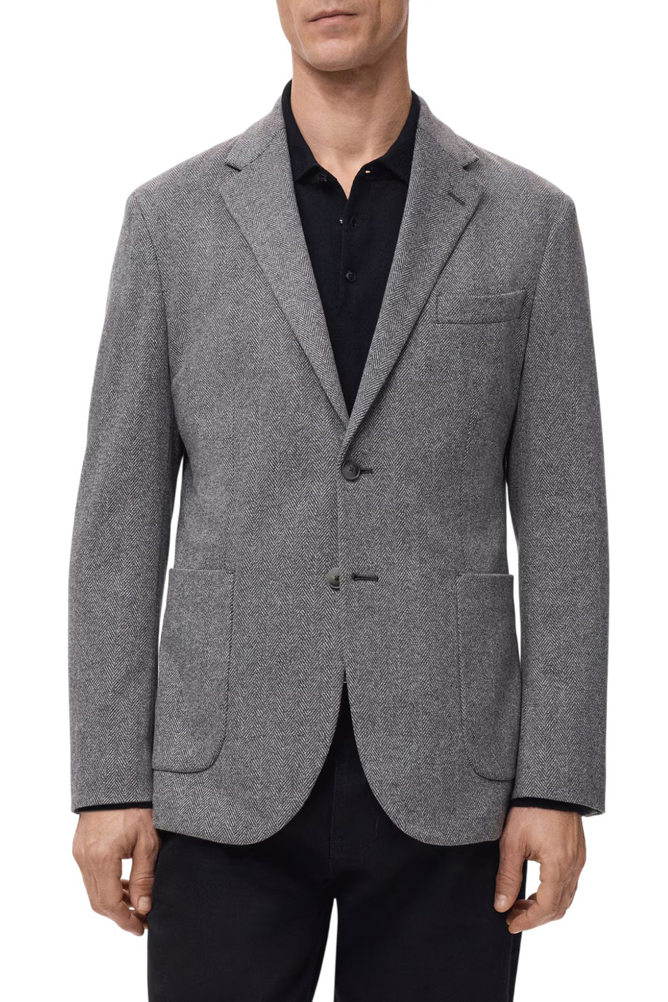 Мужской Mango Man Пиджак ANETO приталенного кроя (цвет ), артикул 27091221 | Фото 3