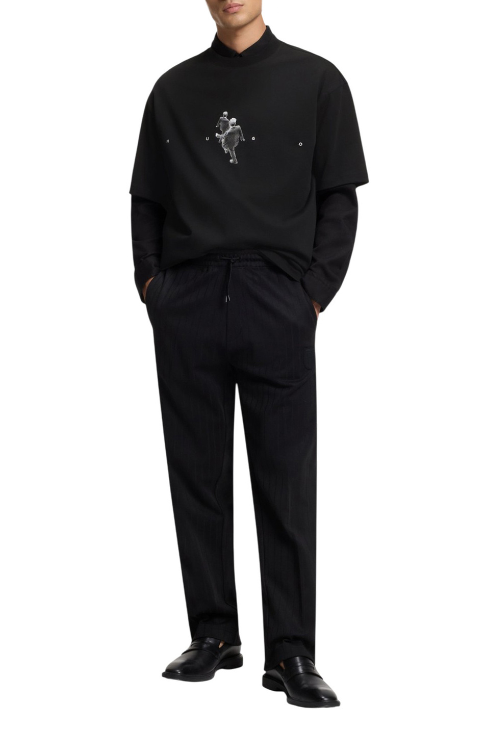 Мужской HUGO Футболка Dollo из хлопка (цвет ), артикул 50553337 | Фото 2