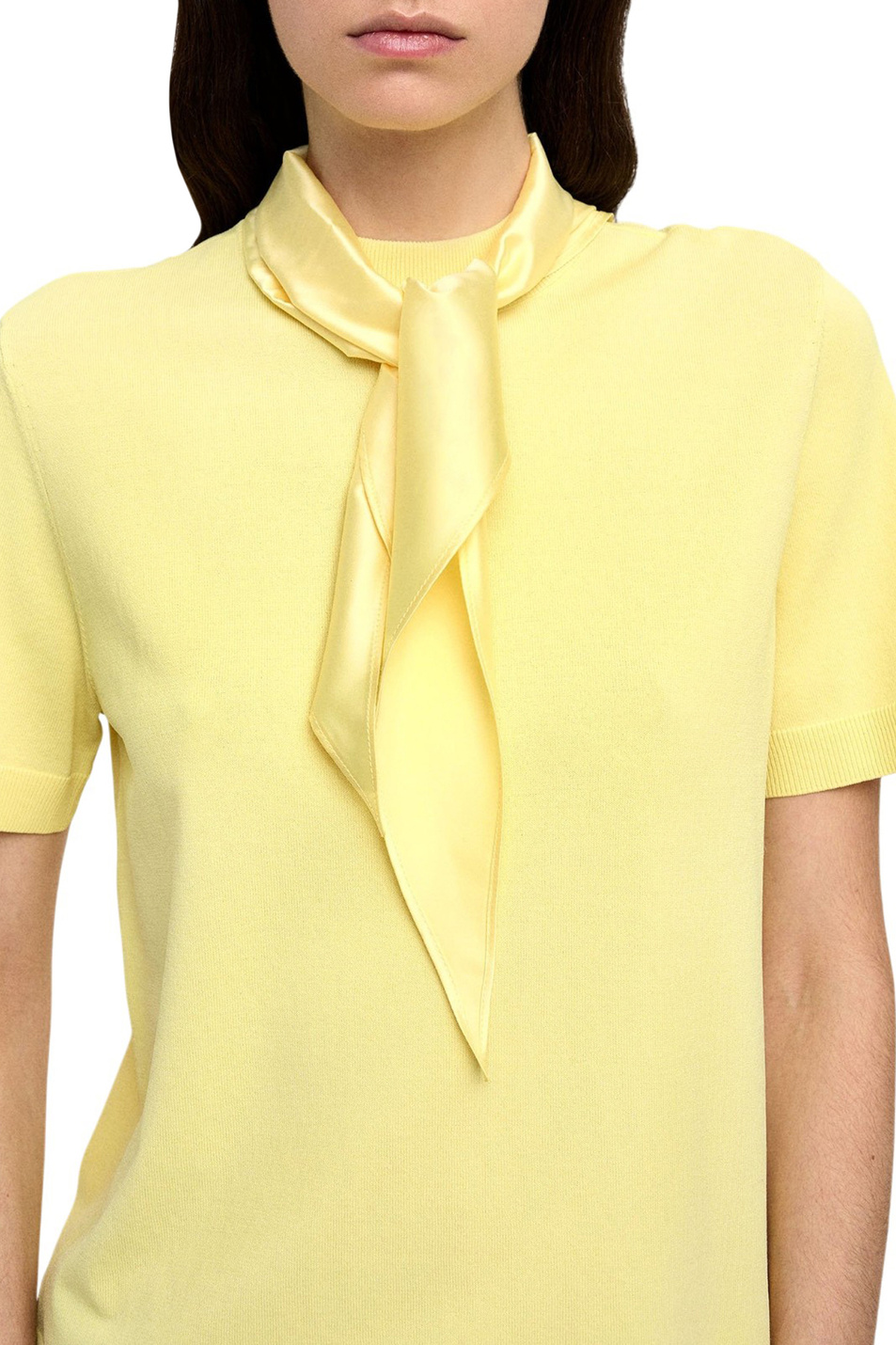 Джемпер с шарфом|Основной цвет:Желтый Женский Parfois Джемпер с шарфом (цвет ), артикул 240317 | Фото 3