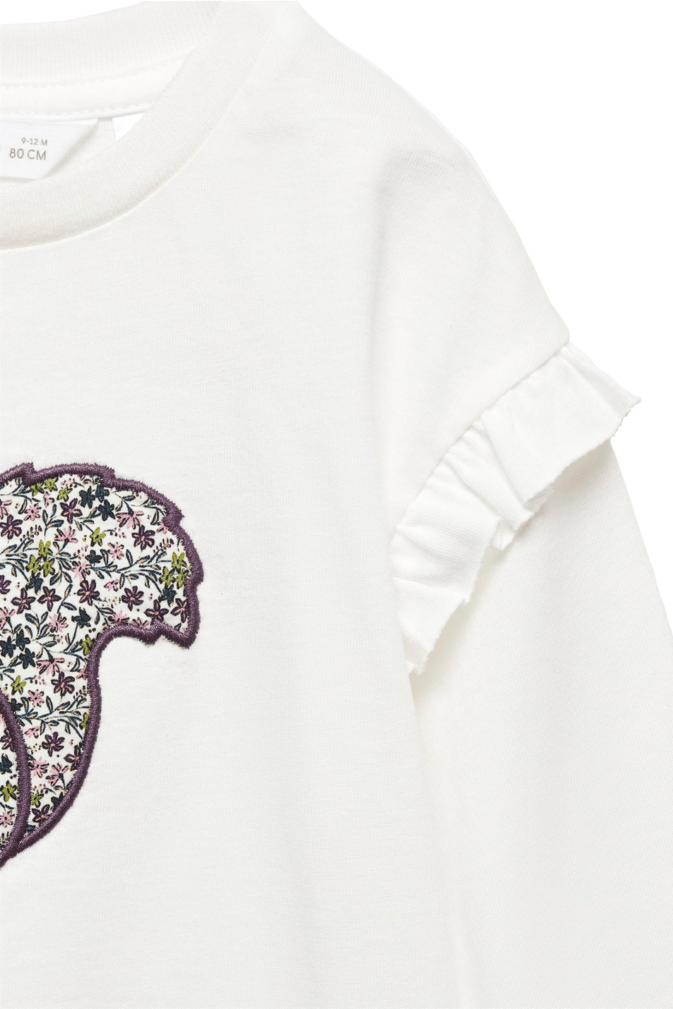Девочкам Mango Kids Джемпер ARDI из натурального хлопка (цвет ), артикул 57007127 | Фото 4