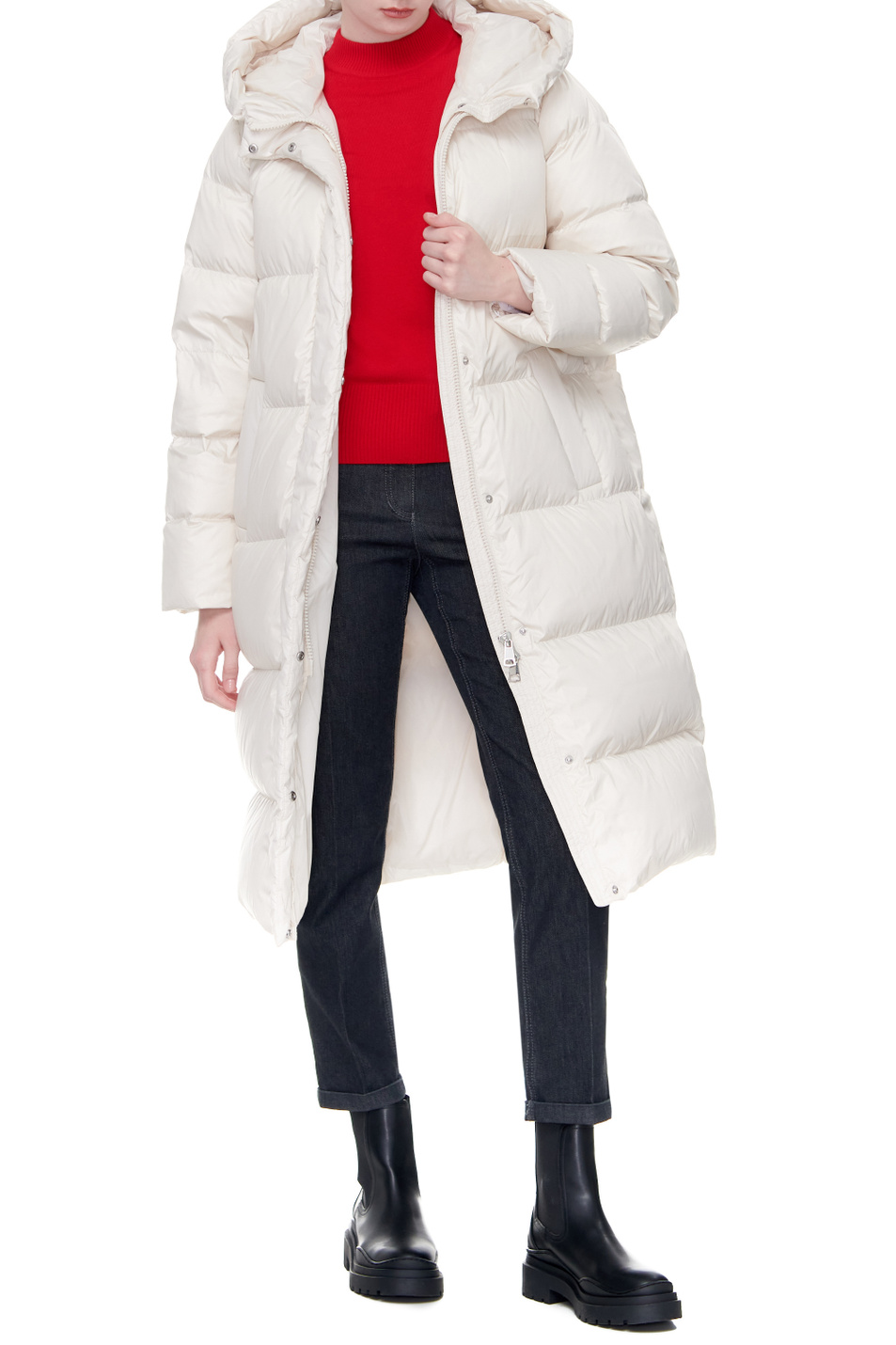 Gerry Weber Стеганое пальто с капюшоном (цвет ), артикул 650237-31127 | Фото 3