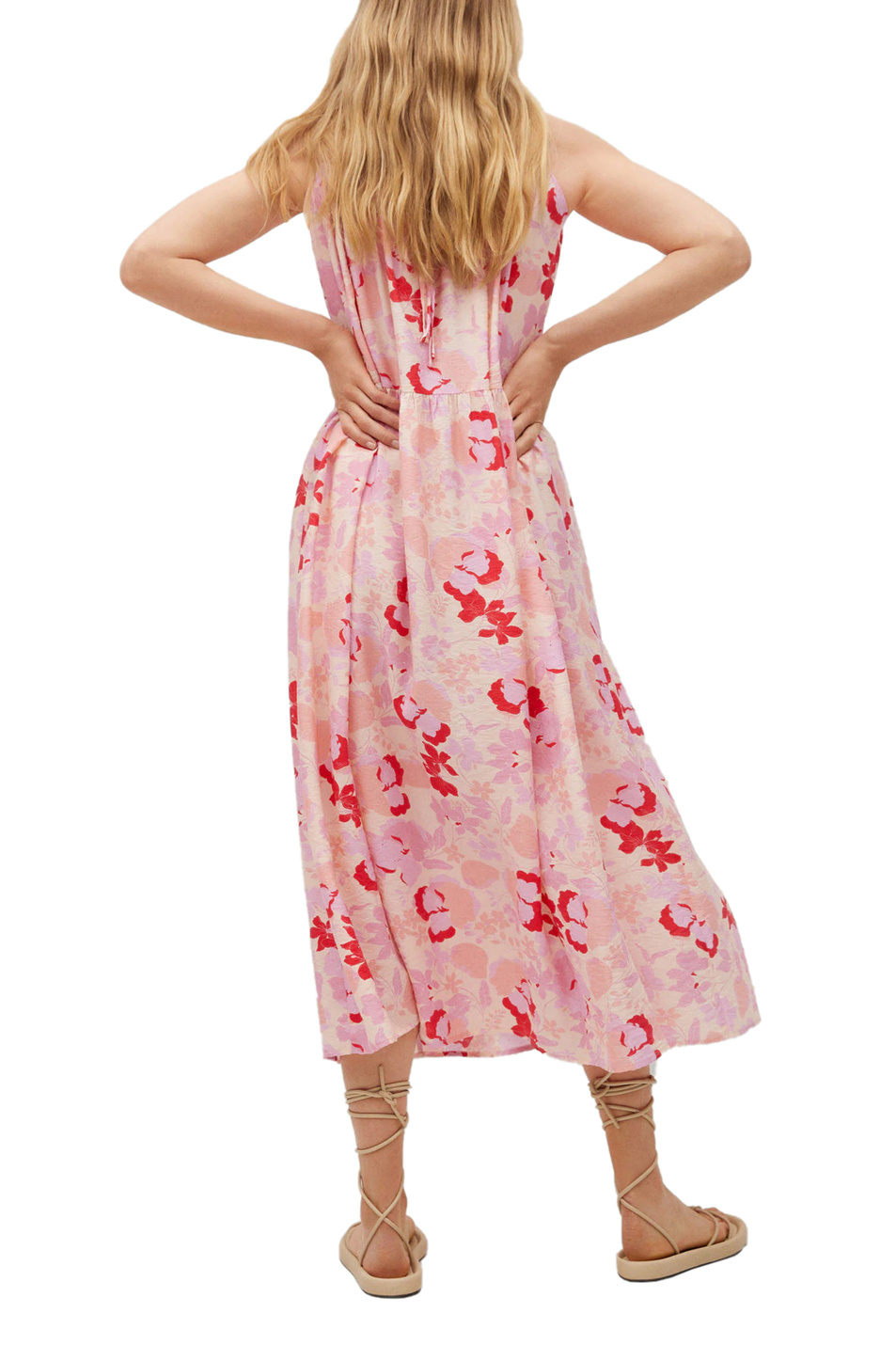 Женский Mango Платье LIME на бретелях с принтом (цвет ), артикул 17072011 | Фото 3