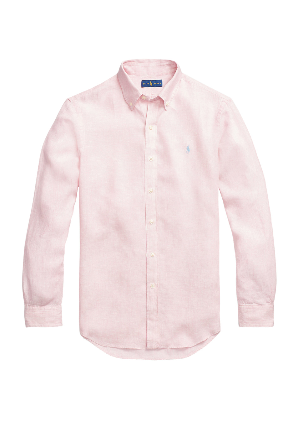 Мужской Polo Ralph Lauren Рубашка из натурального льна с фирменной вышивкой на груди (цвет ), артикул 710829447004 | Фото 1