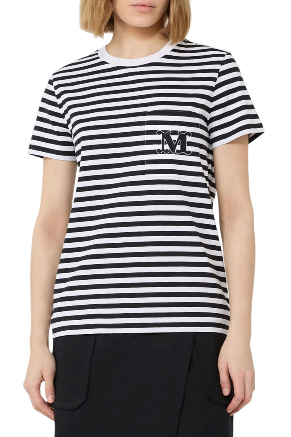 Женский Max Mara Футболка MOBOLI из хлопка (цвет ), артикул 2611941052 | Фото 3