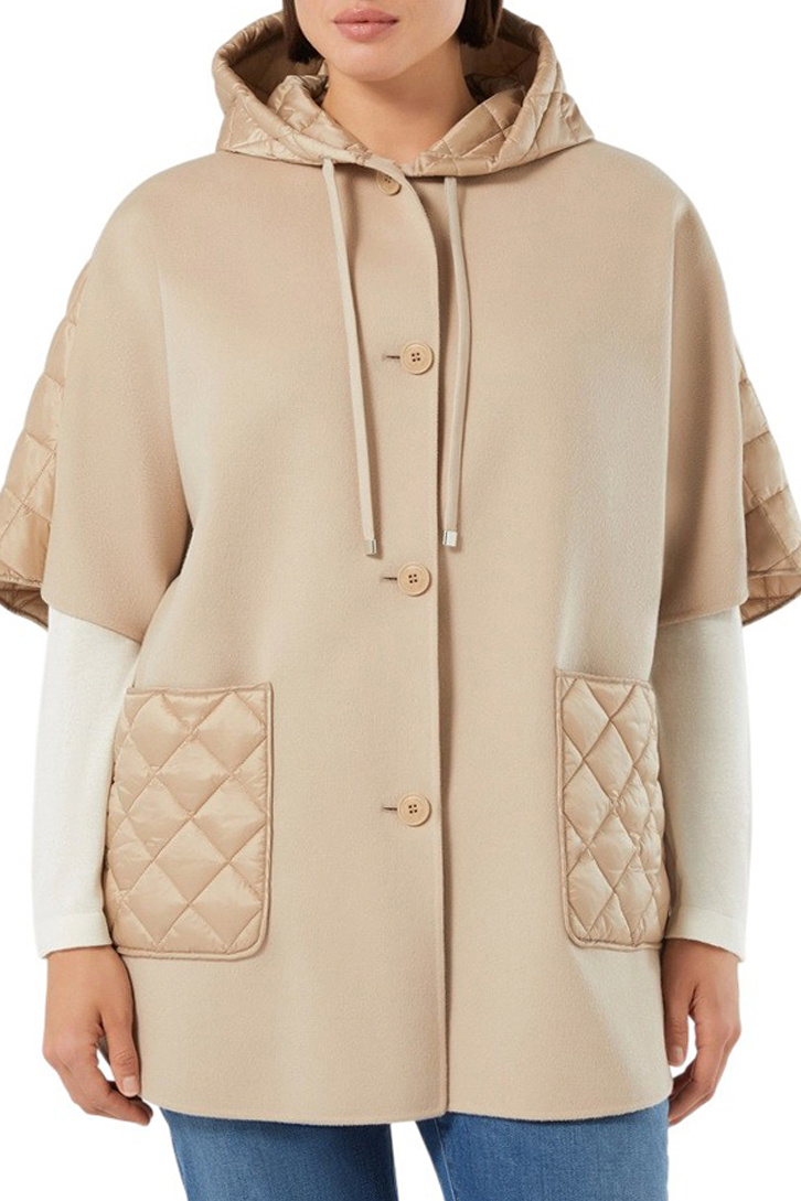 Женский Marina Rinaldi Кейп NEPETA с капюшоном (цвет ), артикул 2618481016 | Фото 3