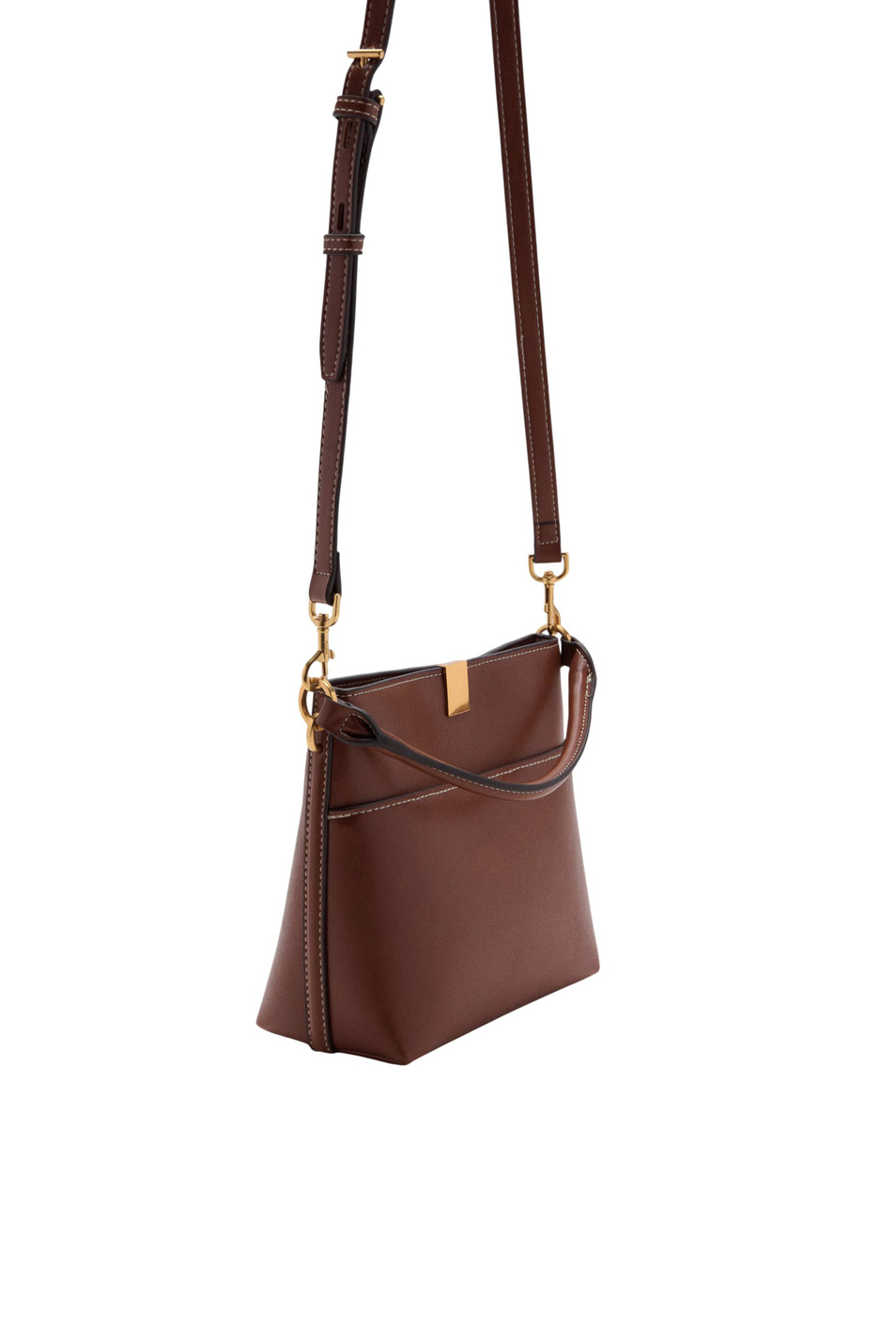 Сумка DANI с металлическими деталями|Основной цвет:Коричневый Женский Mango Сумка DANI с металлическими деталями (цвет ), артикул 17004449 | Фото 2