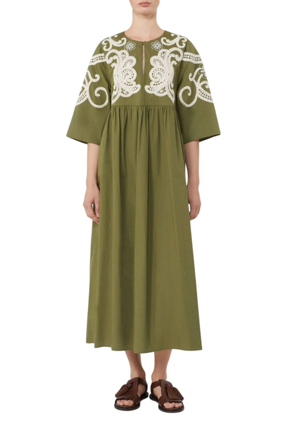 Женский Weekend Max Mara Платье TILDE с вышивкой (цвет ), артикул 2615221012 | Фото 3