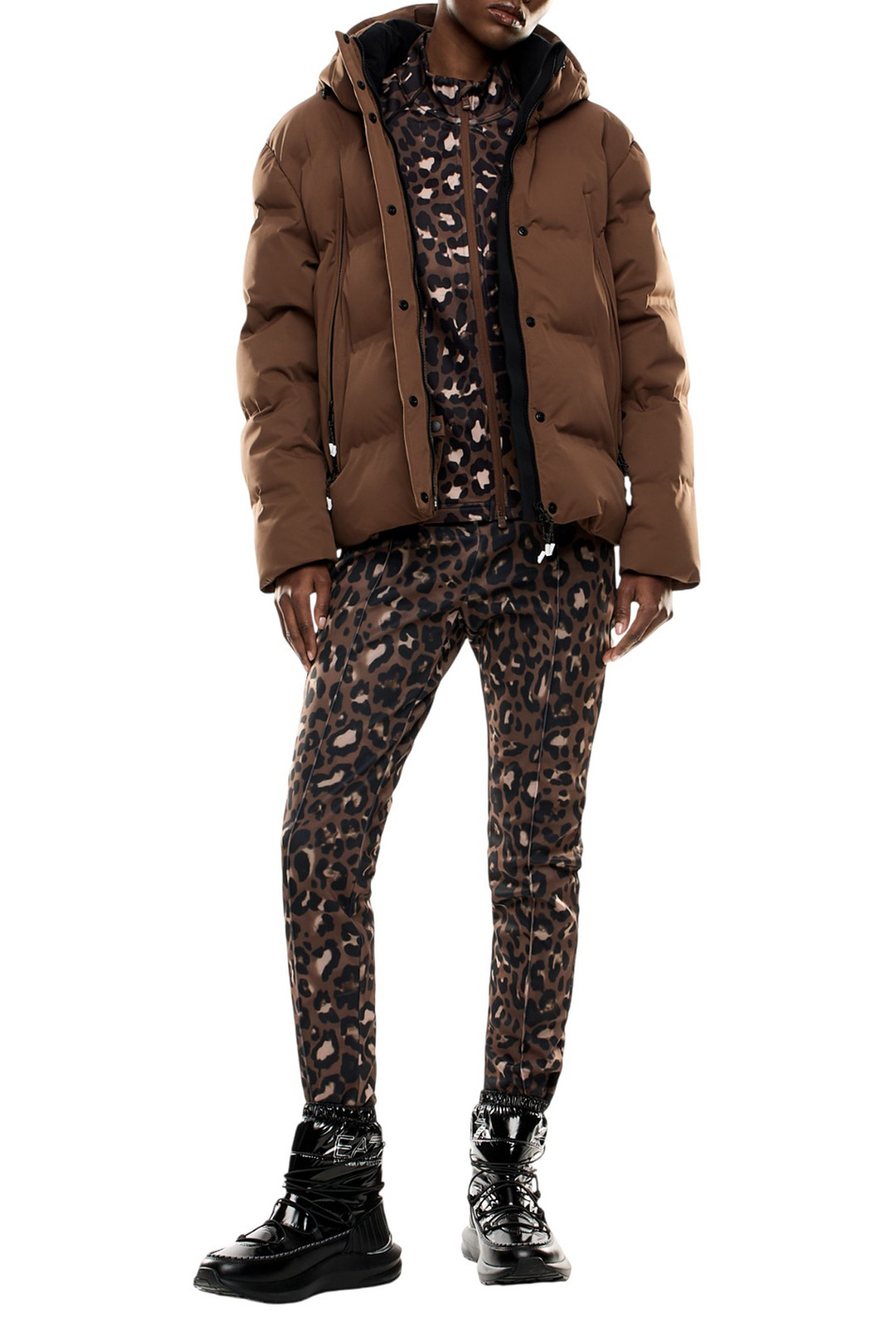 Женский EA7 Толстовка флисовая с принтом (цвет ), артикул 7W000397-AF14634 | Фото 2